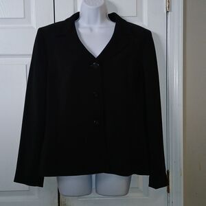 Collections for Le Suit black button down business casual blazer jacket Sz 16